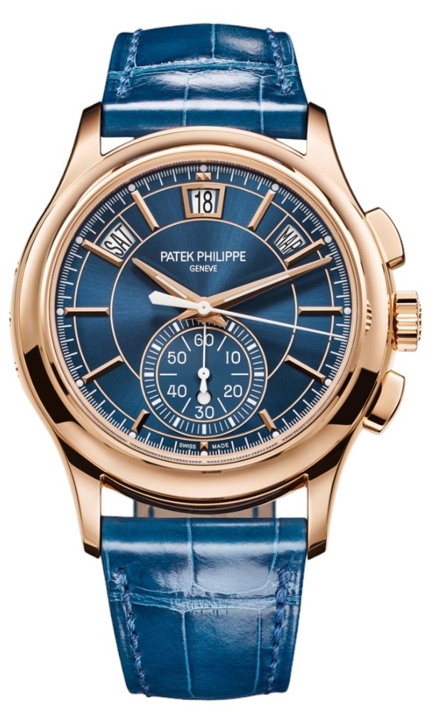 Patek Philippe Miesten kello 5905R-010 Complications Sininen/Nahka