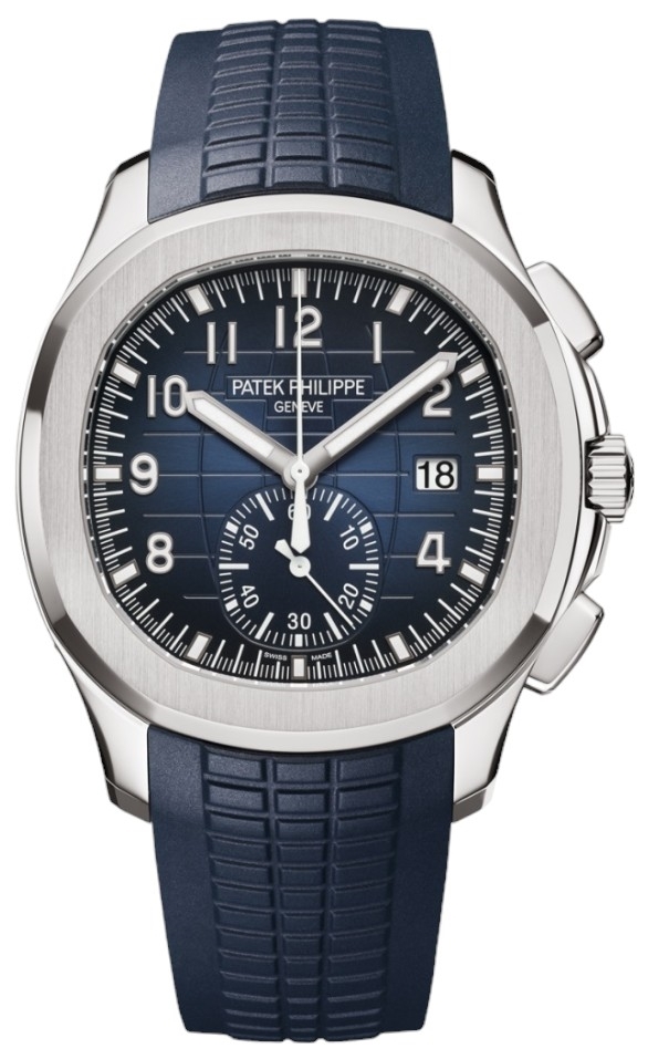 Patek Philippe Aquanaut Miesten kello 5968G/001 Sininen/Kumi Ø42.2 mm