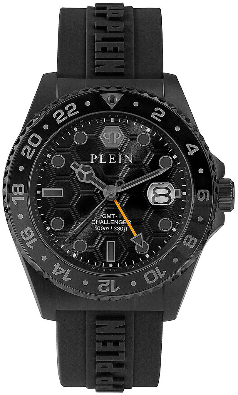 Philipp Plein Miesten kello PWYBA1023 Hyper Sport Harmaa/Kumi Ø44 mm