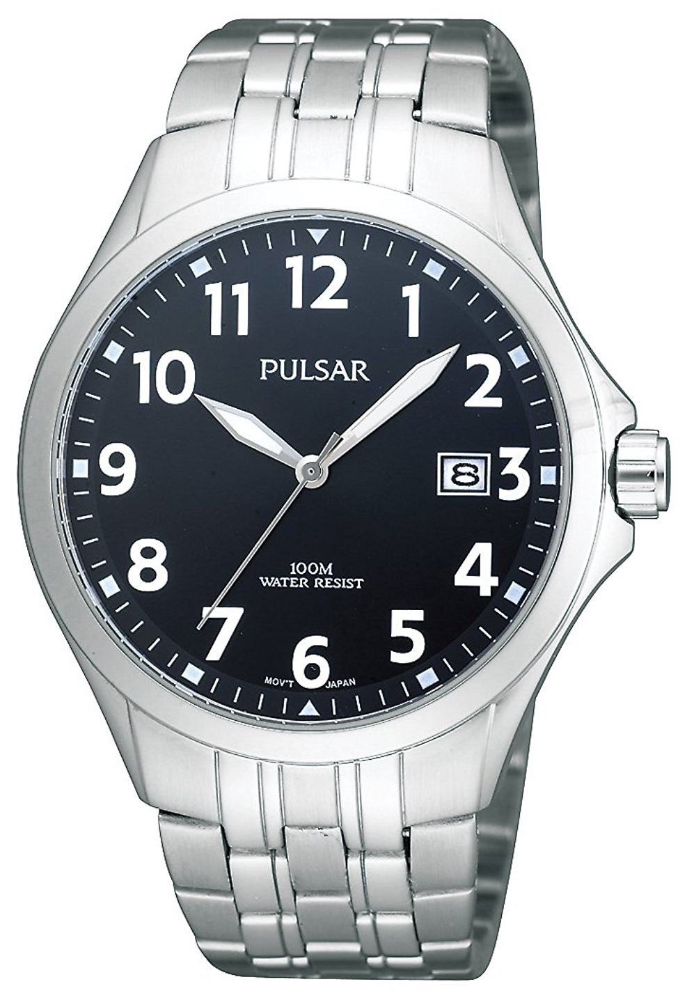 Pulsar Sport Miesten kello PS9093X1 Musta/Teräs Ø40 mm