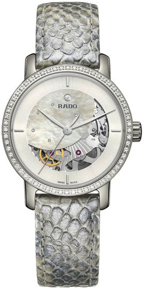 Rado Naisten kello R14058905 Diamaster Hopea/Nahka Ø35 mm