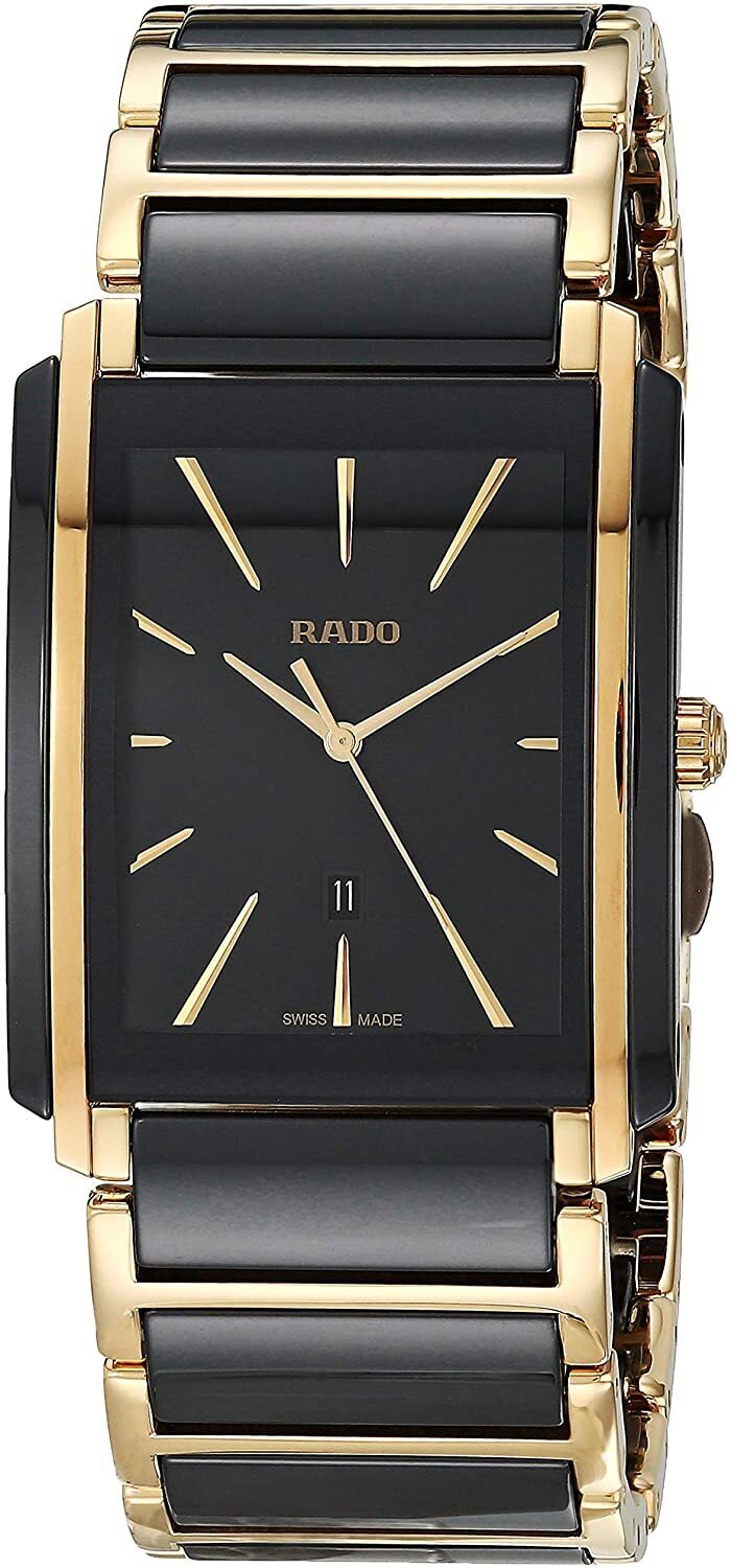 Rado Miesten kello R20204162 Integral Musta/Kullansävytetty teräs