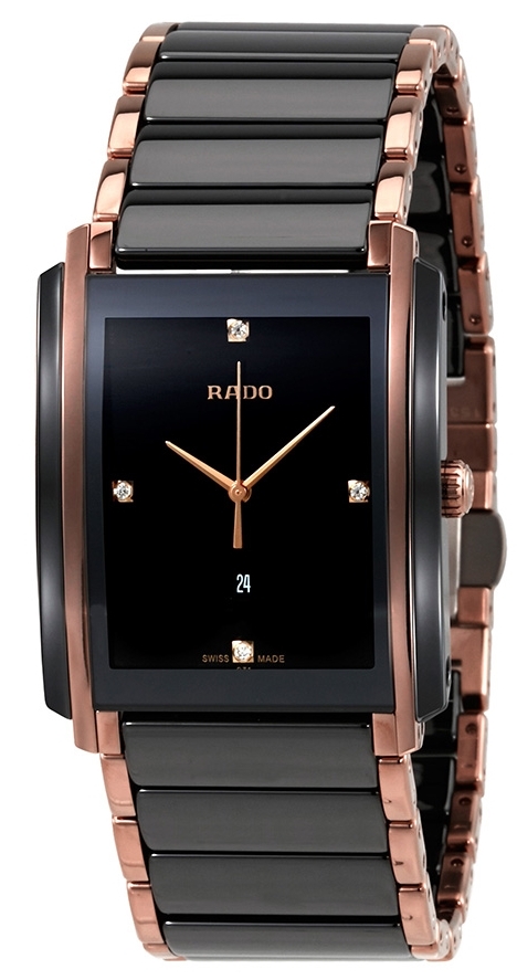 Rado Miesten kello R20207712 Integral Musta/Punakultasävyinen