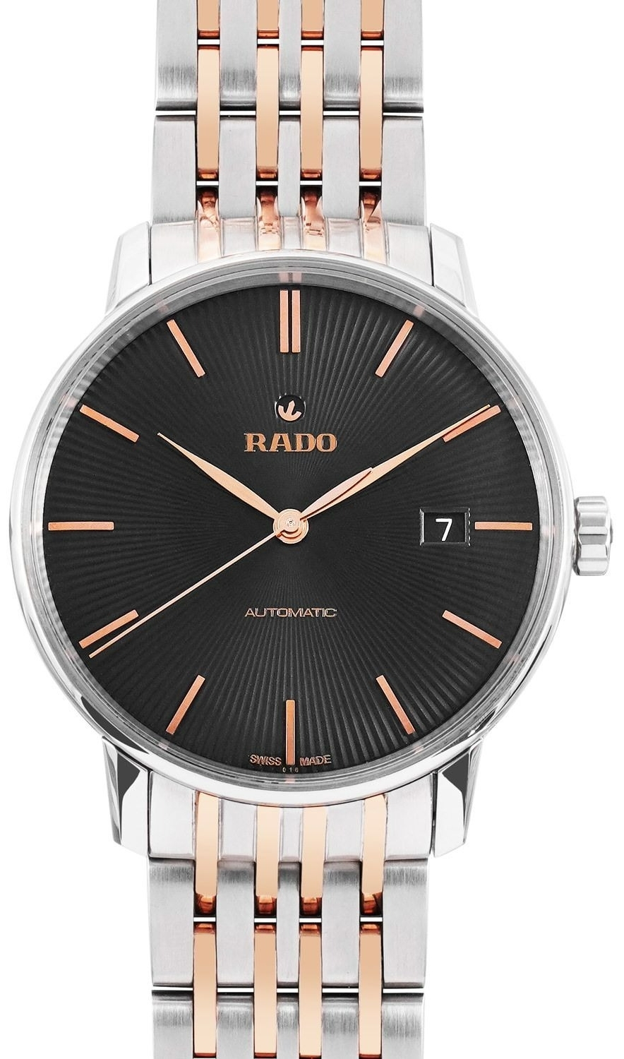 Rado Naisten kello R22860163 Coupole Musta/Punakultasävyinen Ø34 mm