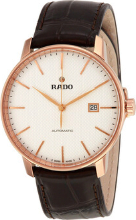 Rado Miesten kello R22877025 Coupole Valkoinen/Nahka Ø41 mm