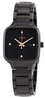 Rado Naisten kello R27080722 True Musta/Keraaminen