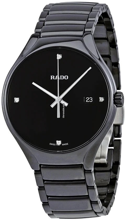 Rado Naisten kello R27242722 True Musta/Keraaminen Ø30 mm