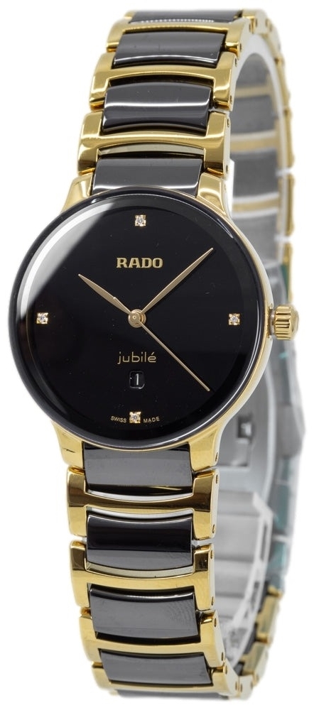 Rado Naisten kello R30025712 Centrix Musta/Keraaminen Ø30.5 mm