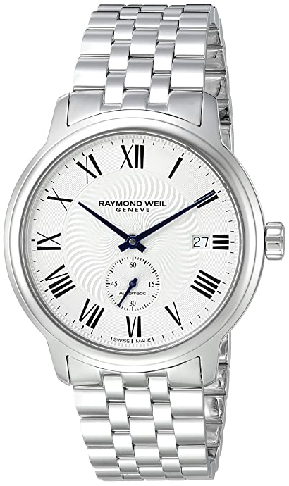 Raymond Weil Miesten kello 22238-ST-00659 Maestro Hopea/Teräs Ø40 mm