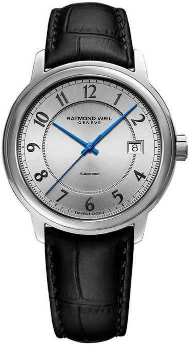 Raymond Weil Miesten kello 2237-STC-05658 Maestro Hopea/Nahka Ø40 mm