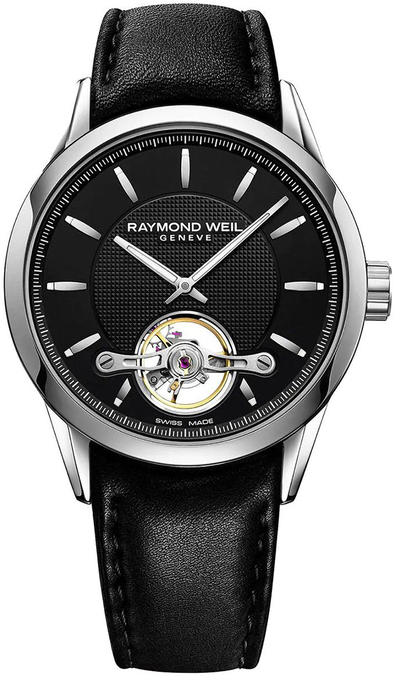 Raymond Weil Miesten kello 2780-STC-20001 Freelancer Musta/Nahka