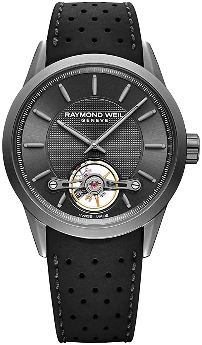 Raymond Weil Miesten kello 2780-TIR-60001 Freelancer Musta/Kumi Ø42