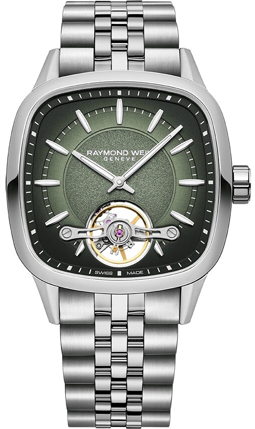 Raymond Weil Miesten kello 2790-ST-52051 Freelancer Vihreä/Teräs