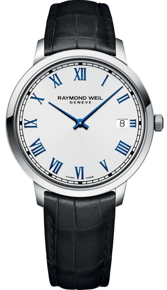 Raymond Weil Miesten kello 5585-STC-00353 Toccata Valkoinen/Nahka