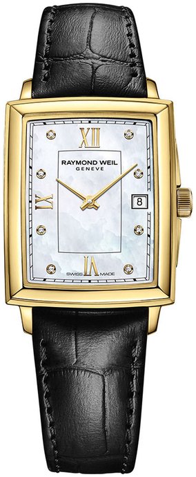 Raymond Weil Naisten kello 5925-PC-00995 Toccata Valkoinen/Nahka