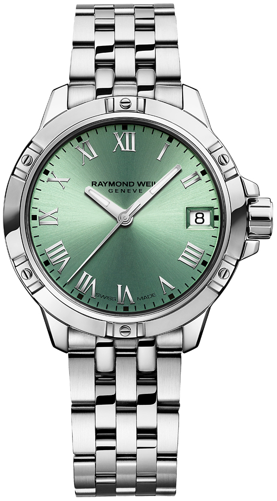 Raymond Weil Naisten kello 5960-ST-00520 Tango Vihreä/Teräs Ø30 mm