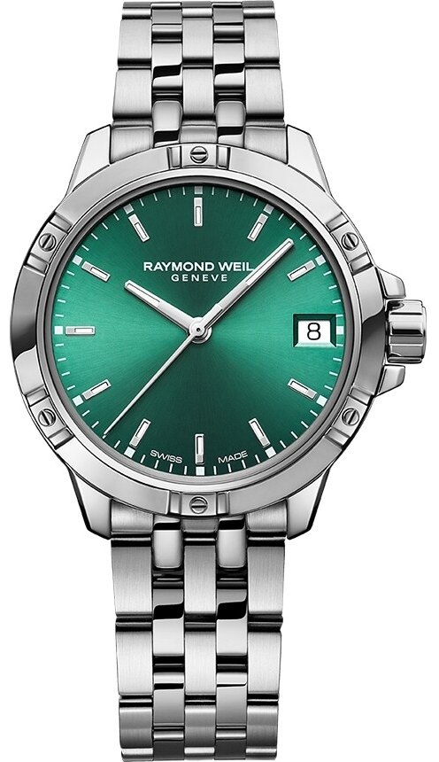 Raymond Weil Naisten kello 5960-ST-52051 Tango Vihreä/Teräs Ø30 mm