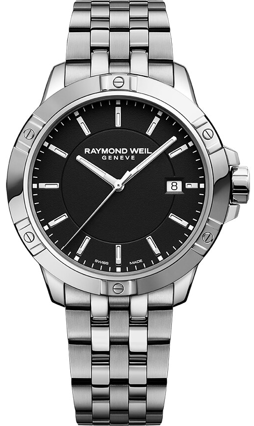 Raymond Weil Miesten kello 8160-ST-20041 Tango Musta/Teräs Ø41 mm