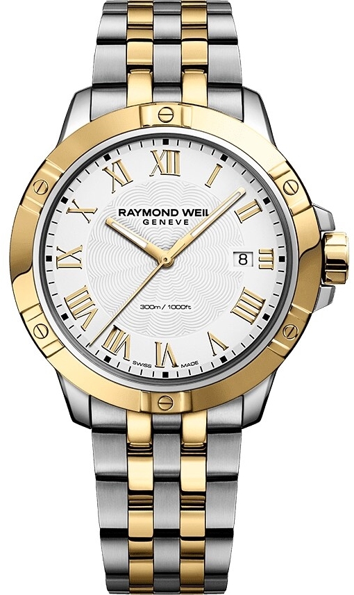 Raymond Weil Miesten kello 8160-STP-00308 Tango Valkoinen/Teräs Ø41