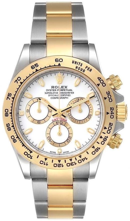 Rolex Miesten kello 116503-0001 Cosmograph Daytona Valkoinen/18K