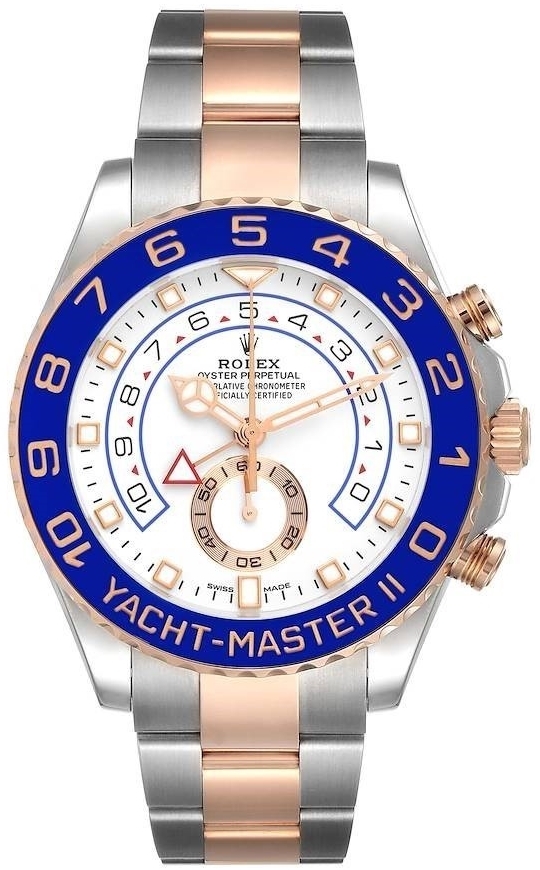 Rolex Miesten kello 116681-0002 Yacht-Master II Valkoinen/18K