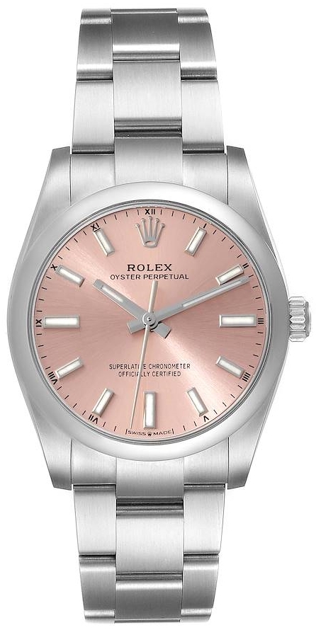 Rolex Naisten kello 124200-0004 Oyster Perpetual 34 Pinkki/18K