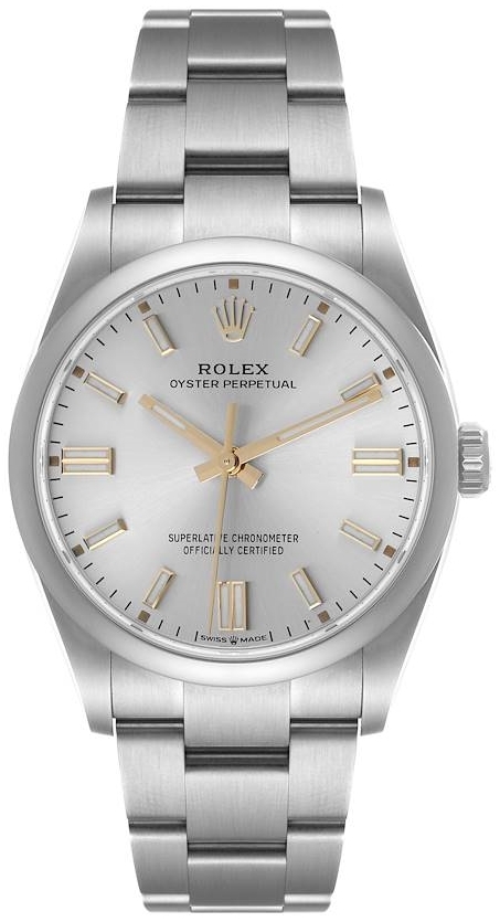 Rolex Miesten kello 126000-0001 Oyster Perpetual 36 Hopea/18K