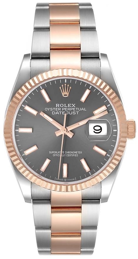 Rolex Miesten kello 126231-0014 Datejust 36 Harmaa/Teräs Ø36 mm