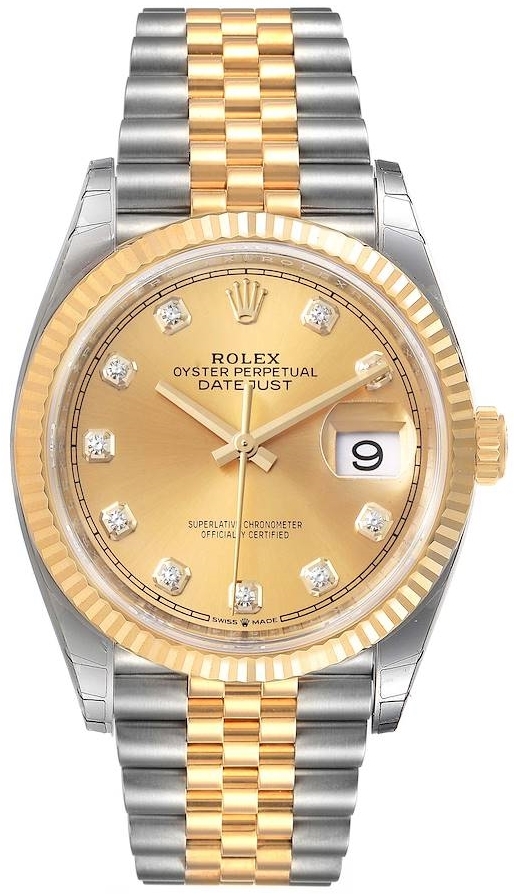 Rolex Naisten kello 126233-0017 Datejust 36 Kullattu/18K keltakultaa