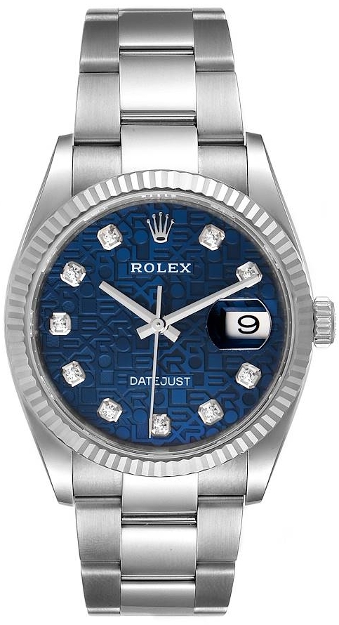 Rolex Miesten kello 126234-0012 Datejust 36 Sininen/Teräs Ø36 mm