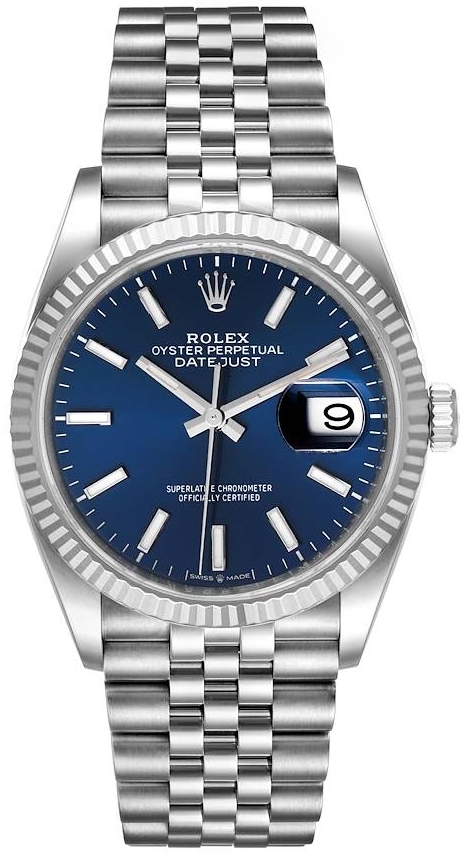 Rolex Naisten kello 126234-0017 Datejust 36 Sininen/Teräs Ø36 mm