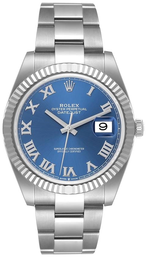 Rolex Miesten kello 126334-0025 Datejust 41 Sininen/Teräs Ø41 mm