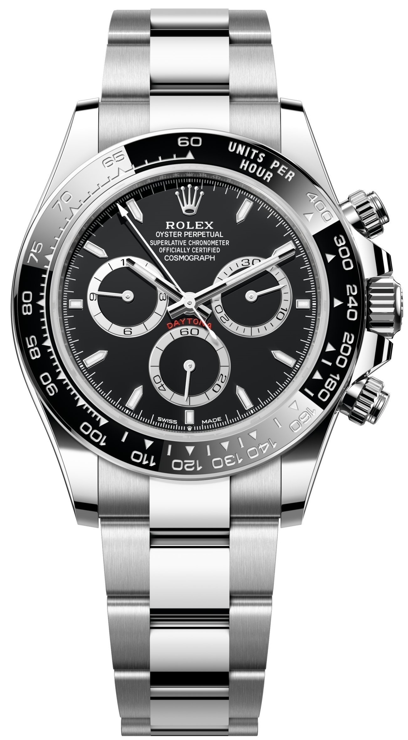 Rolex Miesten kello 126500LN-0002 Cosmograph Daytona Musta/Teräs