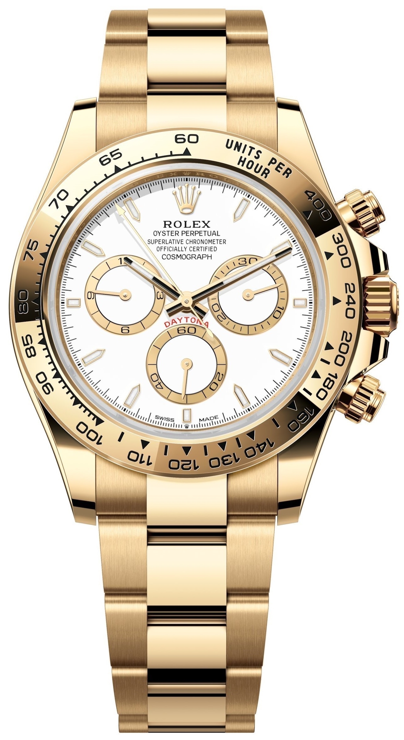 Rolex Miesten kello 126508-0001 Cosmograph Daytona Valkoinen/18K