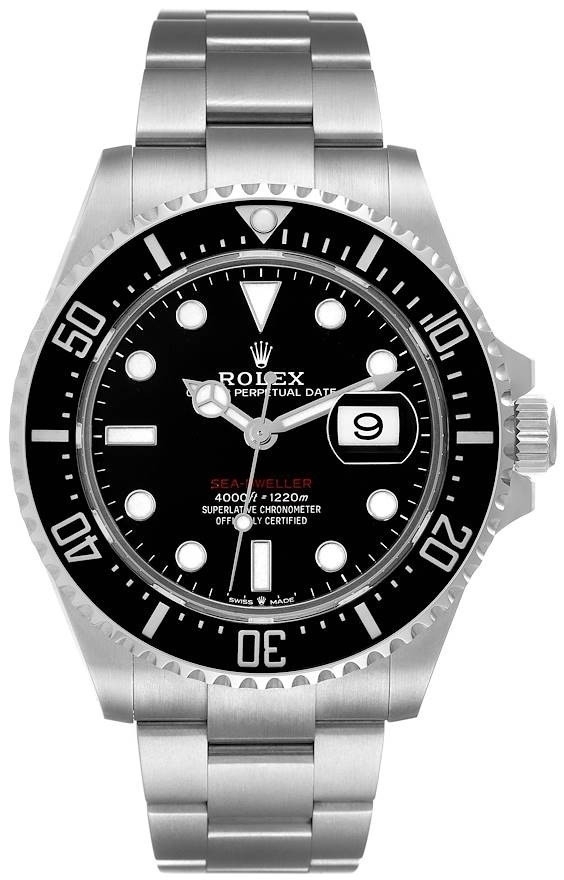 Rolex Miesten kello 126600-0001 Sea-Dweller Musta/Teräs Ø43 mm