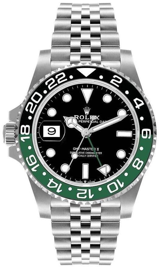 Rolex Miesten kello 126720VTNR-0002 Gmt-Master Ii Sprite Musta/Teräs