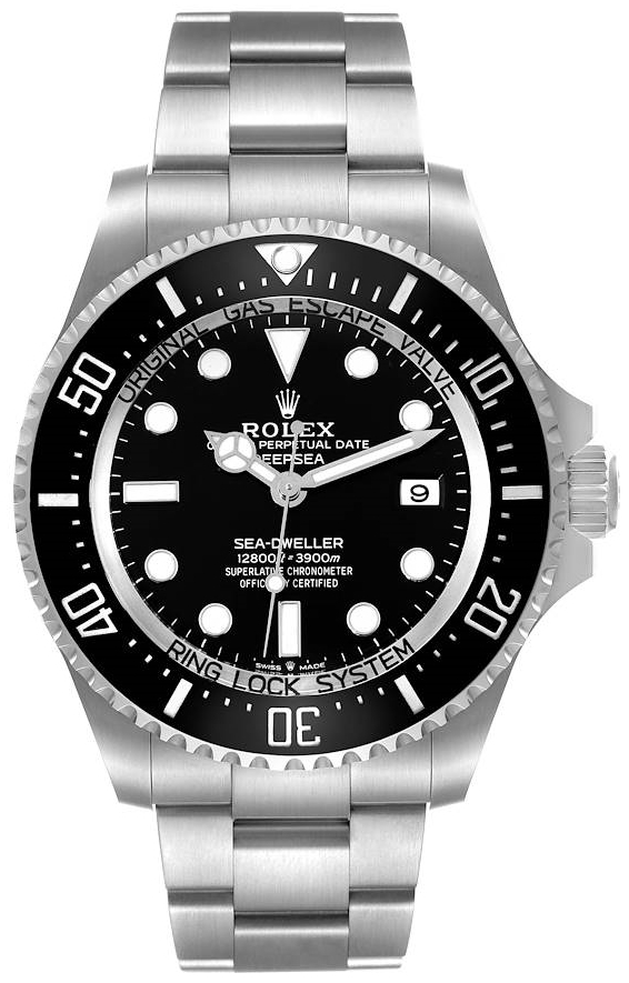 Rolex Miesten kello 136660-0004 Deep Sea Musta/Teräs Ø44 mm