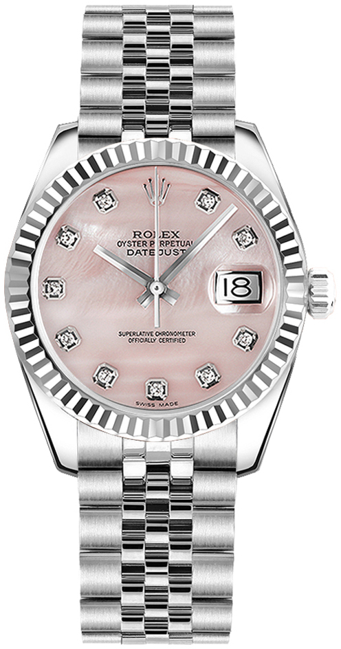 Rolex Naisten kello 178274-0043 Datejust 31 Pinkki/Teräs Ø31 mm