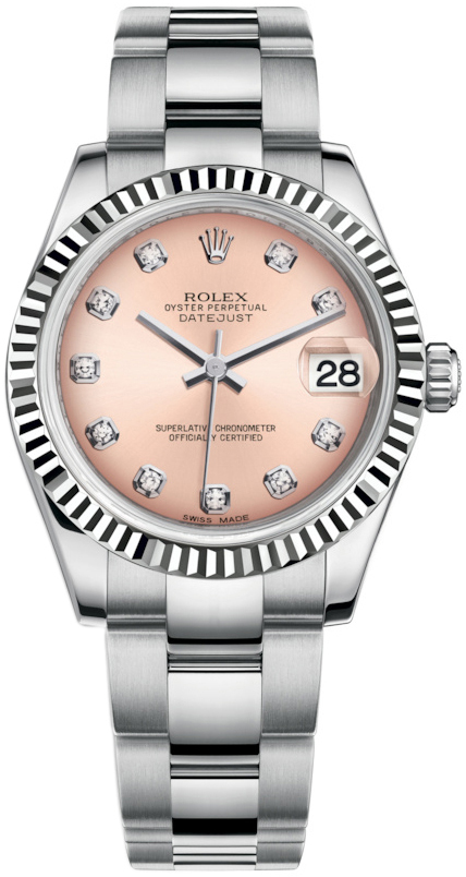 Rolex Naisten kello 178274-0053 Datejust 31 Pinkki/Teräs Ø31 mm