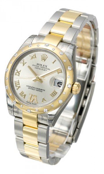 Rolex Naisten kello 178343-0002 Datejust Lady Hopea/Teräs Ø31 mm