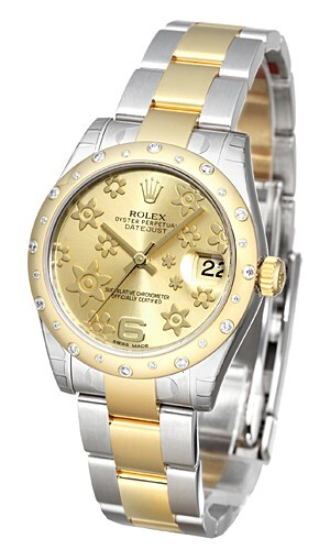 Rolex Naisten kello 178343-0003 Datejust 31 Samppanja/Teräs Ø31 mm