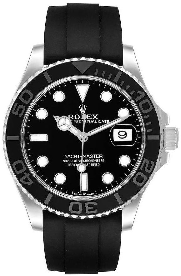 Rolex Miesten kello 226659-0002 Yacht-Master 42 Musta/Kumi Ø42 mm