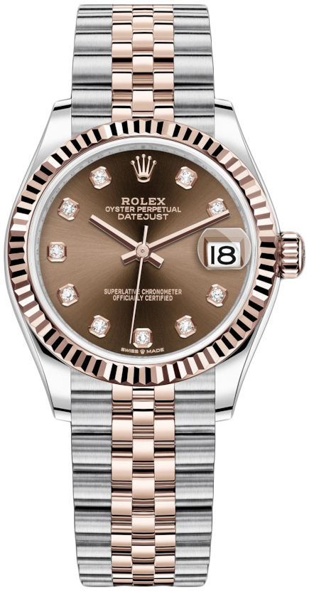 Rolex Naisten kello 278271-0028 Datejust 31 Ruskea/18K punakultaa