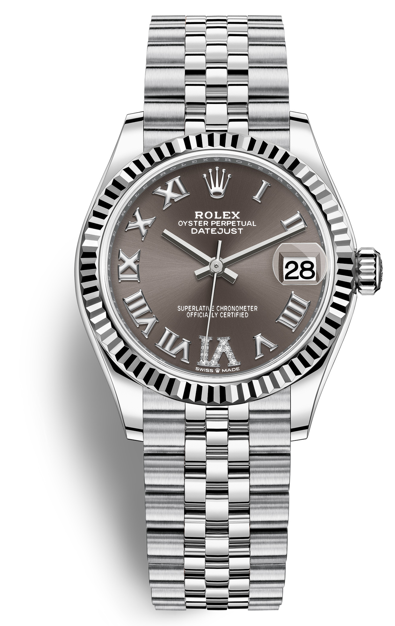 Rolex Naisten kello 278274-0028 Datejust 31 Harmaa/Teräs Ø31 mm