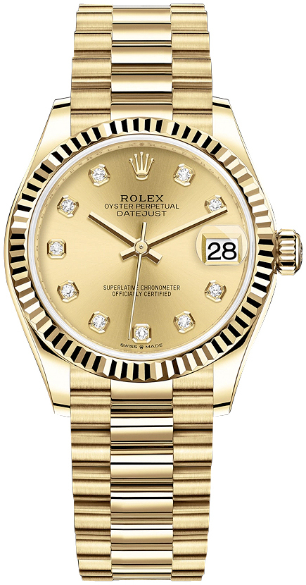 Rolex Naisten kello 278278-0009 Datejust 31 Kullattu/18K keltakultaa