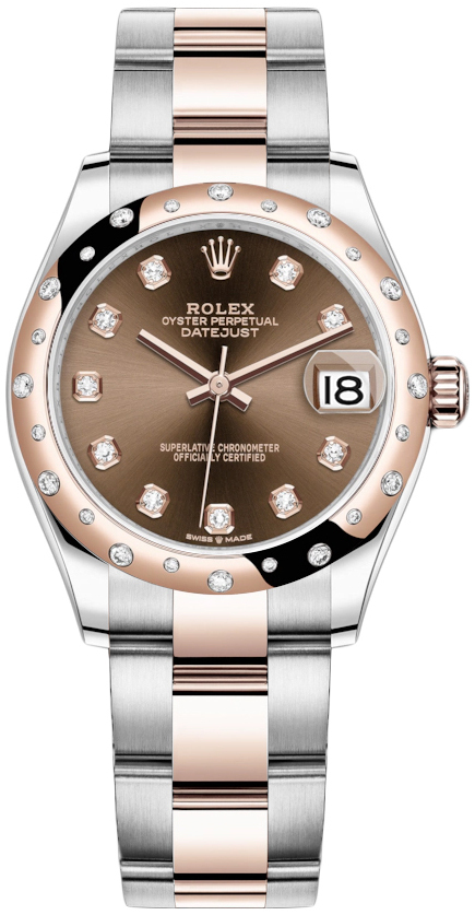 Rolex Naisten kello 278341RBR-0027 Datejust 31 Ruskea/18K punakultaa