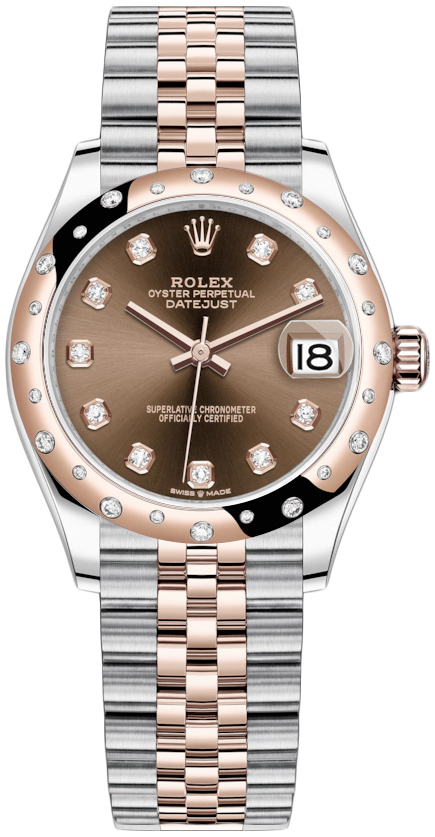 Rolex Naisten kello 278341RBR-0028 Datejust 31 Ruskea/18K punakultaa