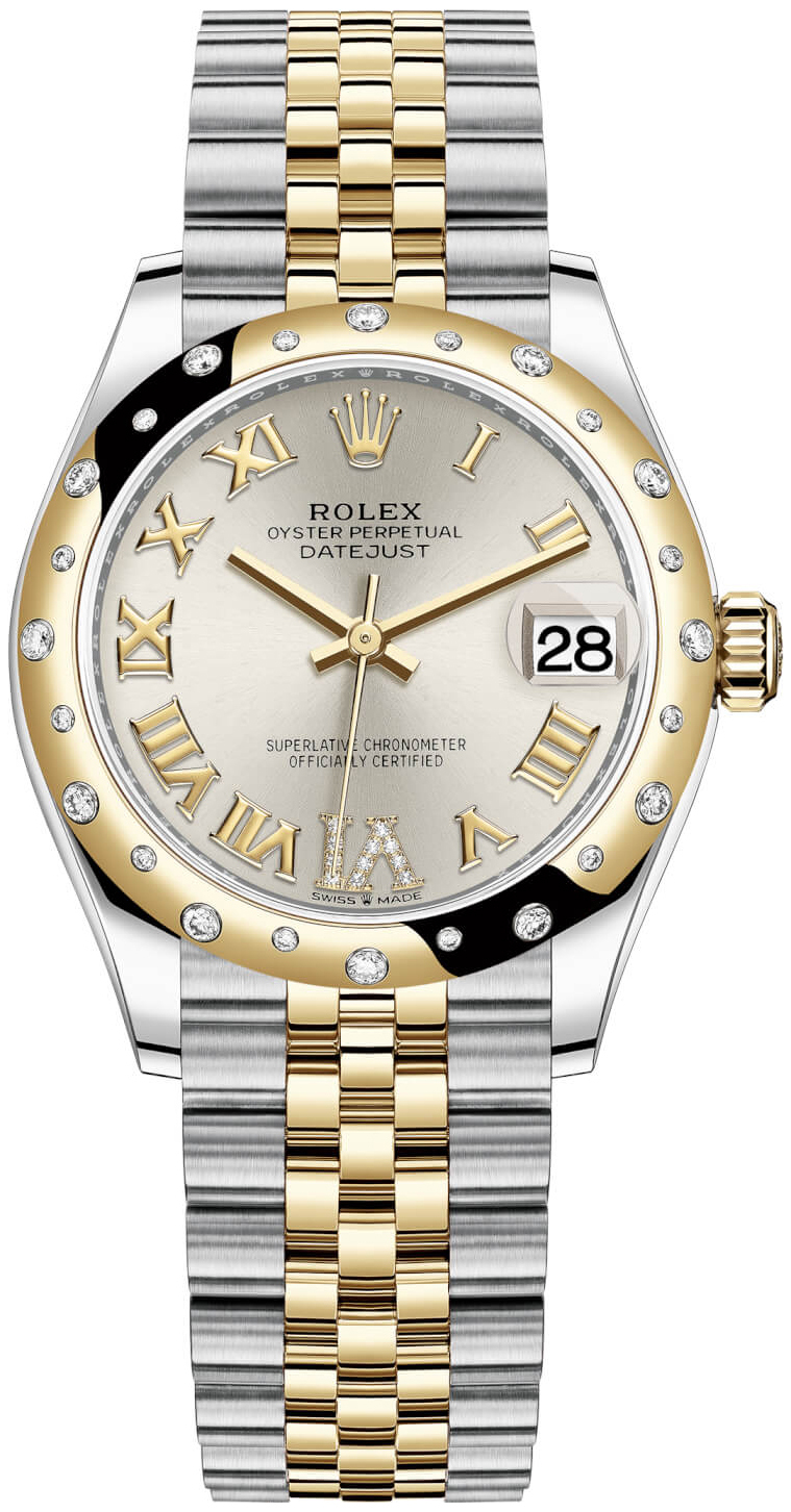 Rolex Naisten kello 278343RBR-0004 Datejust 31 Hopea/18K keltakultaa