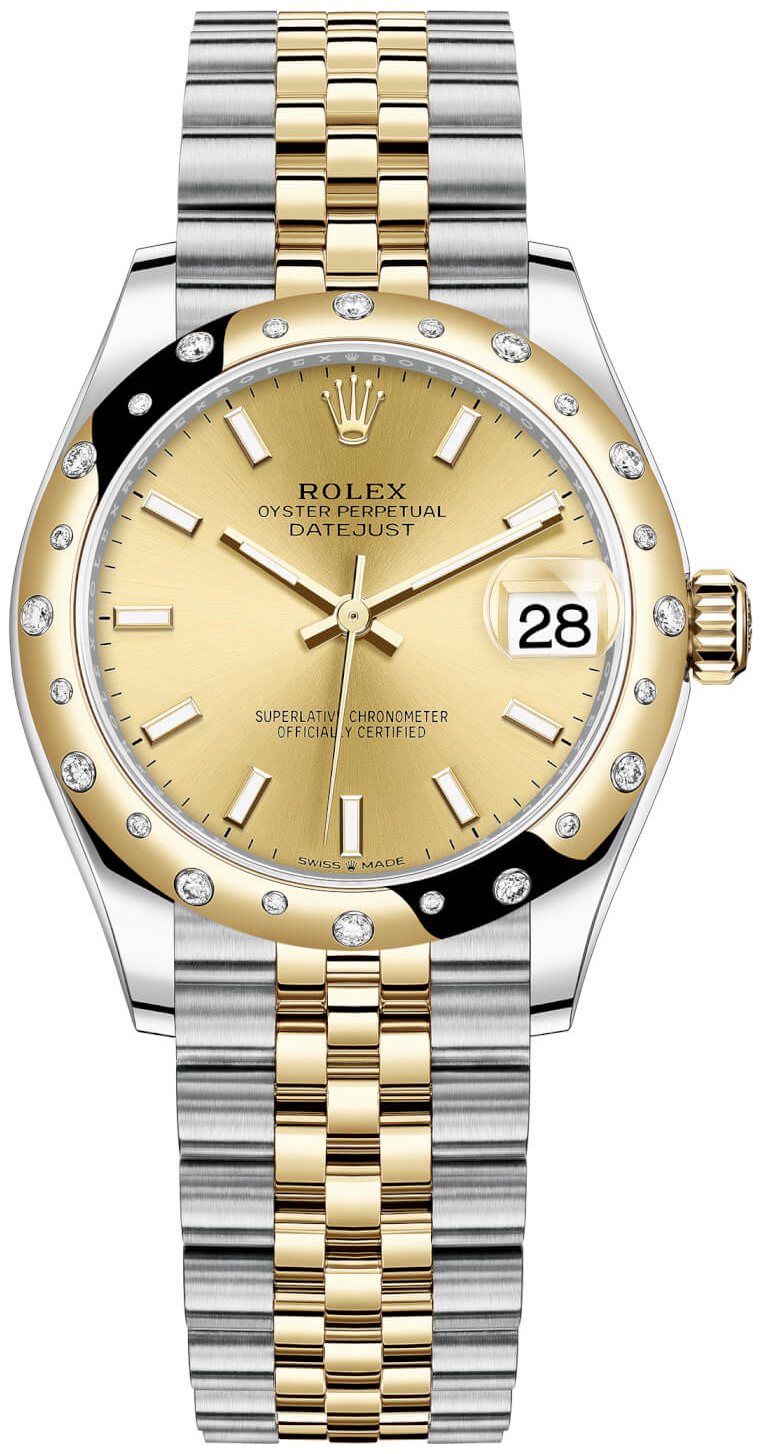 Rolex Naisten kello 278343RBR-0014 Datejust 31 Kullattu/18K