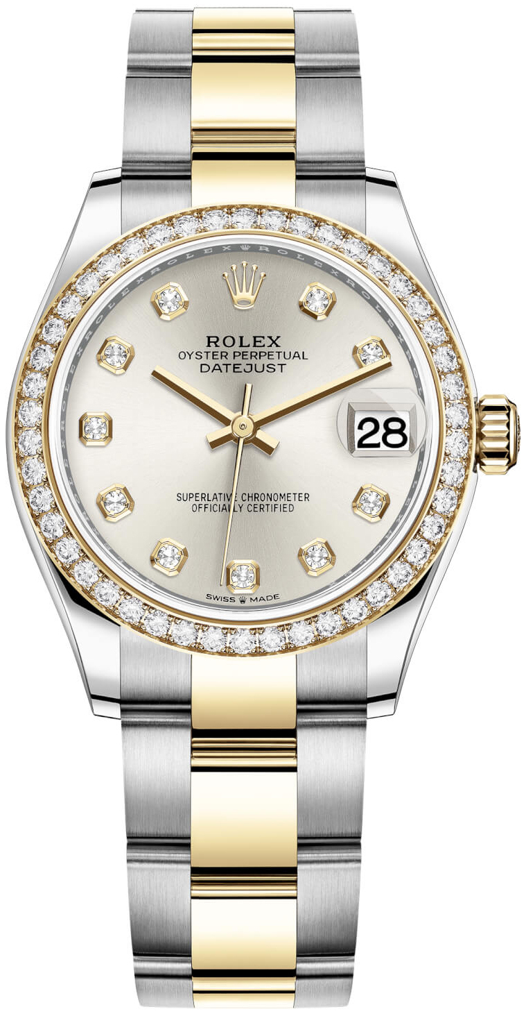 Rolex Naisten kello 278383RBR-0019 Datejust 31 Hopea/18K keltakultaa